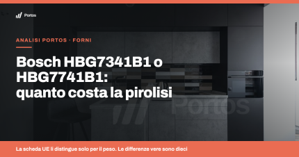 Bosch HBG7341B1 o HBG7741B1: quanto costa davvero la pirolisi