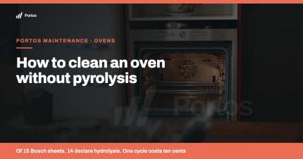 How to clean an oven without pyrolysis