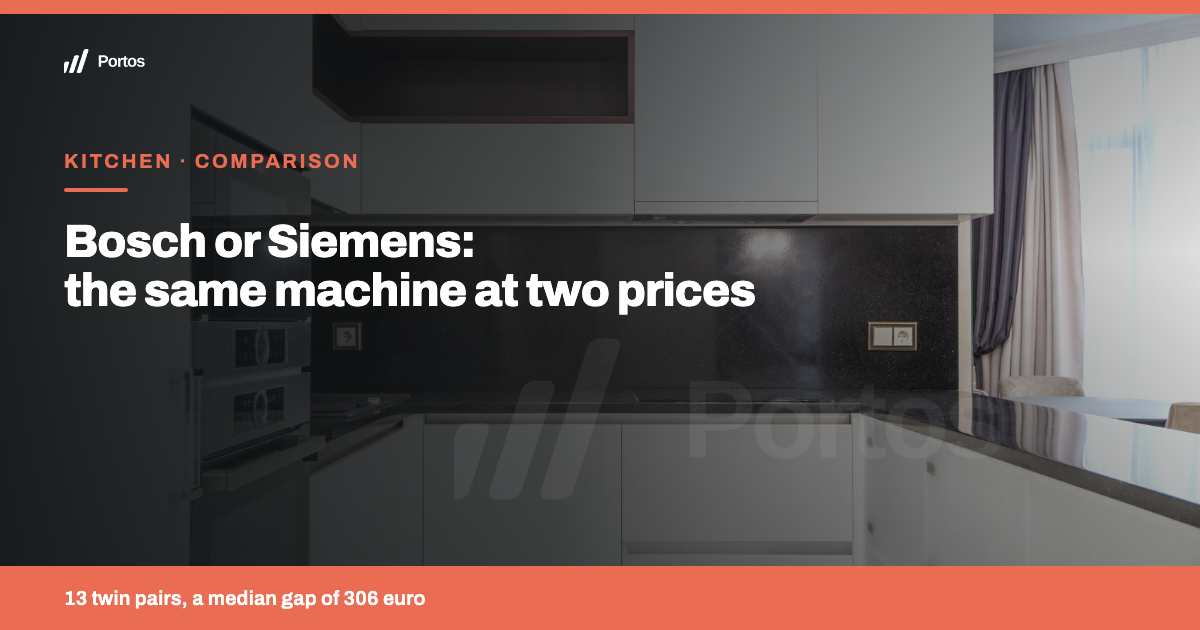 Bosch or Siemens: the same machine at two prices