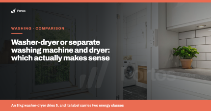 Washer-dryer or separate washing machine and tumble dryer: which actually makes sense