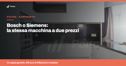 Bosch o Siemens: la stessa macchina a due prezzi