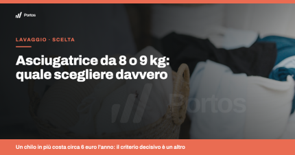 Asciugatrice da 8 o 9 kg: quale scegliere davvero