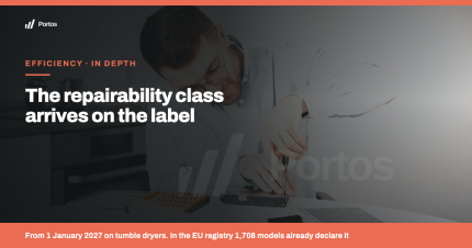 The repairability class arrives on the energy label: what changes from 1 January 2027