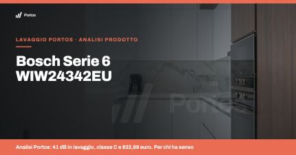 Bosch WIW24342EU: analisi, consumi e per chi è adatta
