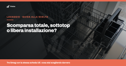 Lavastoviglie: scomparsa totale, sottotop o libera installazione?
