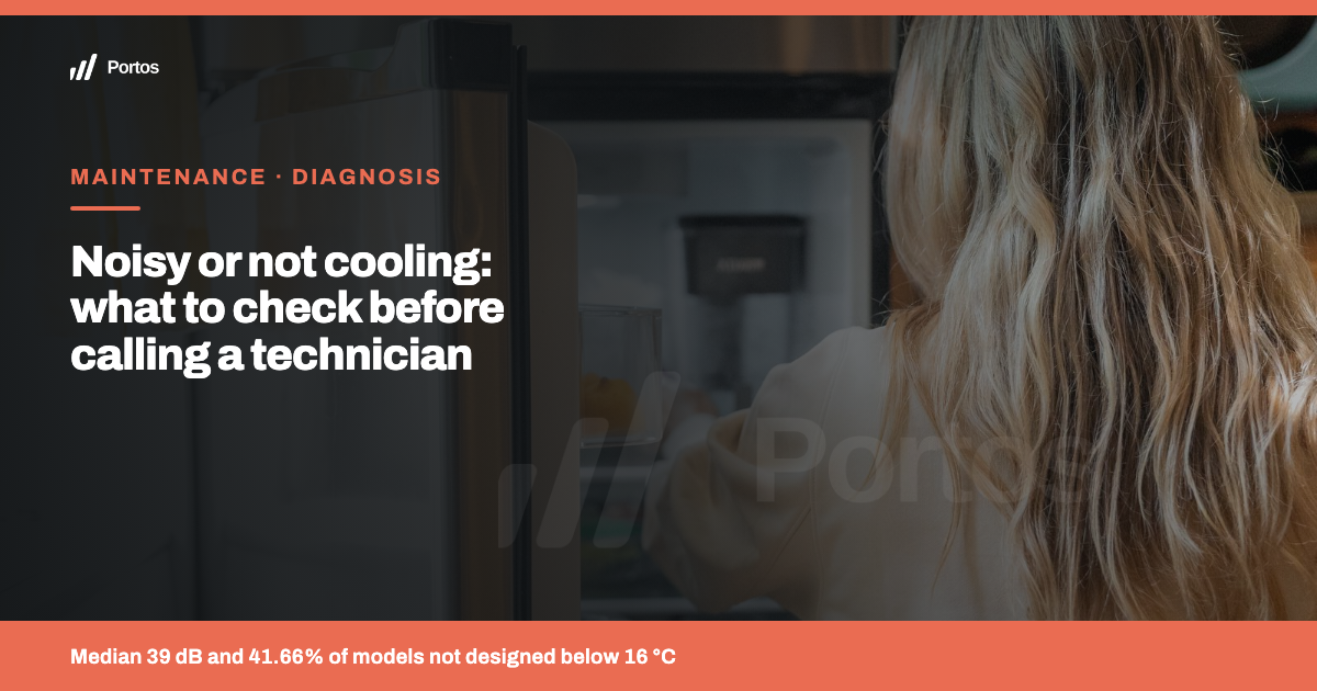Fridge making noise or not cooling: what to check before calling a technician