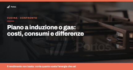 Piano a induzione o gas: costi, consumi e differenze