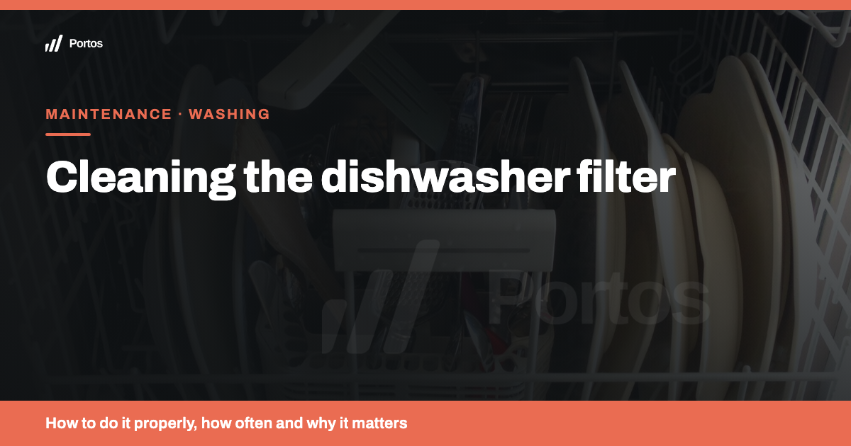 How to clean your dishwasher filter