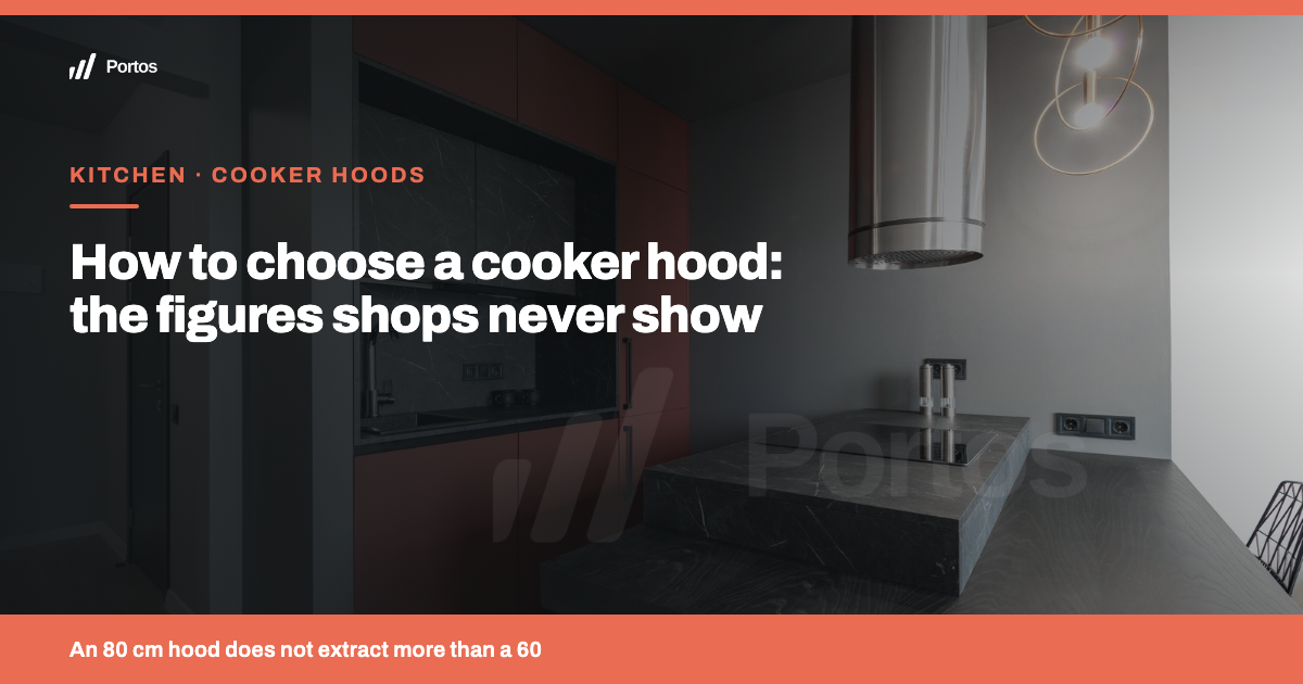 How to choose a cooker hood: airflow, noise and recirculation