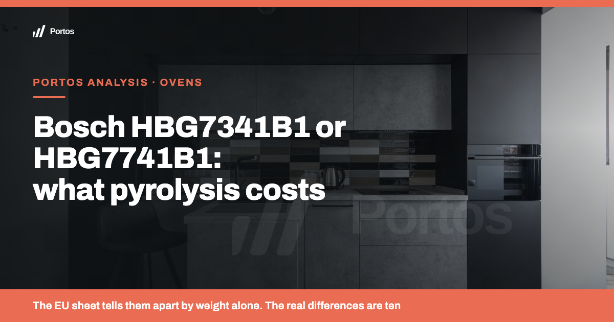 Bosch HBG7341B1 or HBG7741B1: what pyrolysis really costs