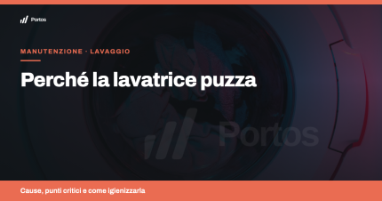 Perché la lavatrice puzza: cause e rimedi