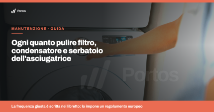 Ogni quanto pulire filtro, condensatore e serbatoio dell'asciugatrice
