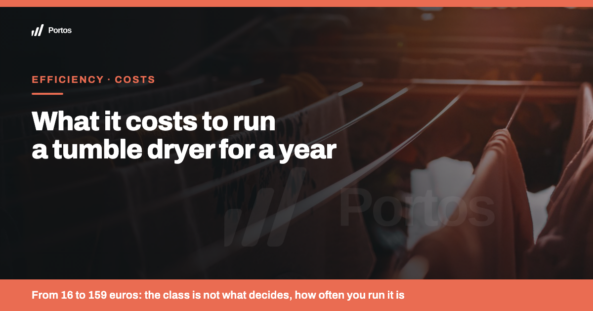 How much does it cost to use a tumble dryer in a year