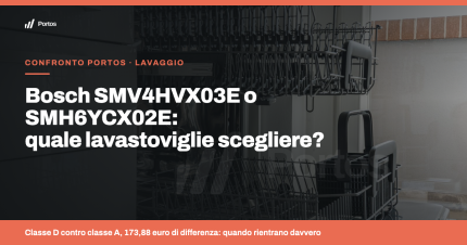 Bosch SMV4HVX03E o SMH6YCX02E: quale lavastoviglie da incasso scegliere?