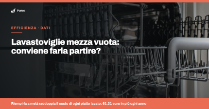 Lavastoviglie mezza vuota: conviene farla partire?