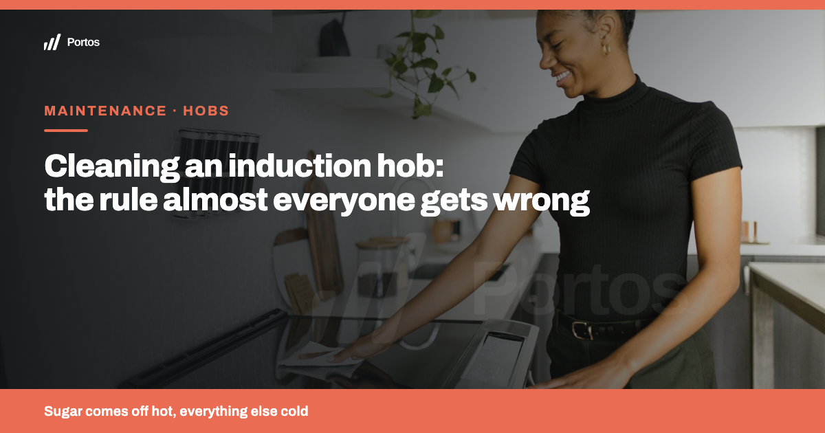 How to clean an induction hob without ruining it